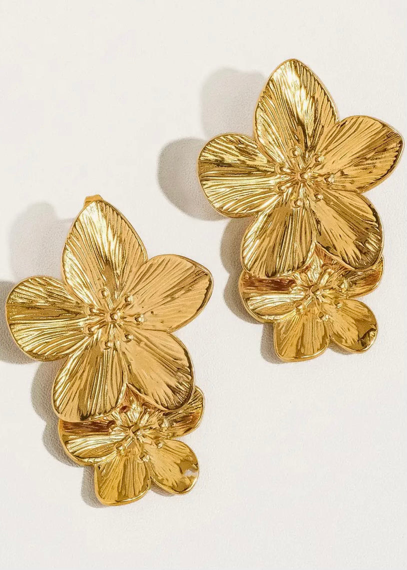Ivy Flower Earrings