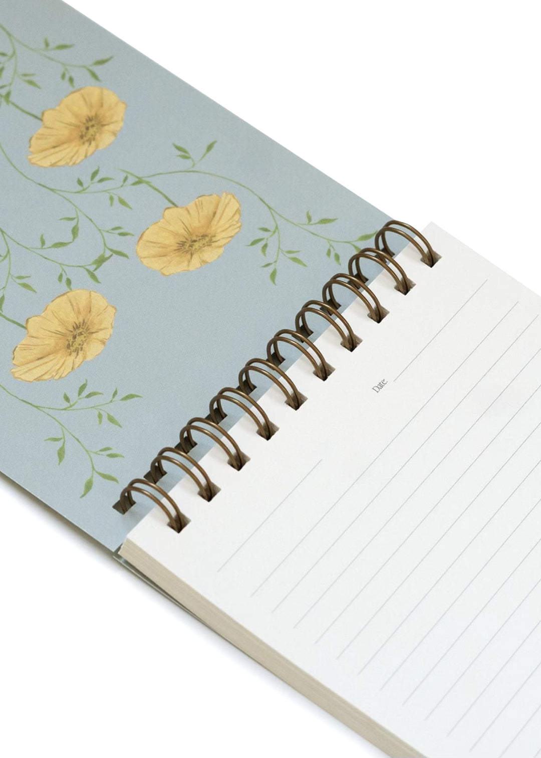 Floral Blue Notebook