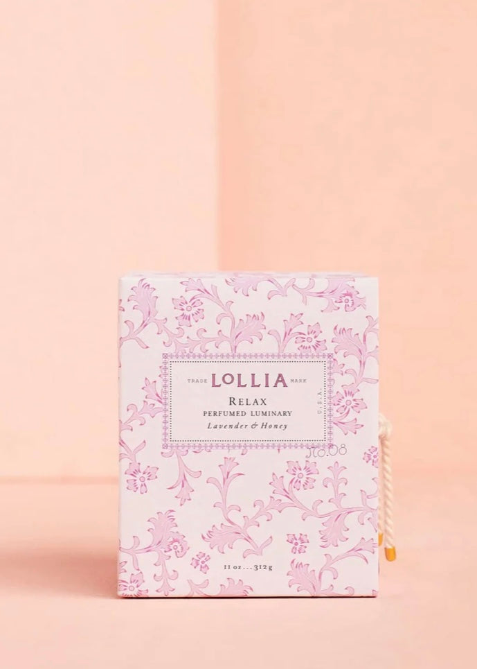 Lollia relax luminary candle