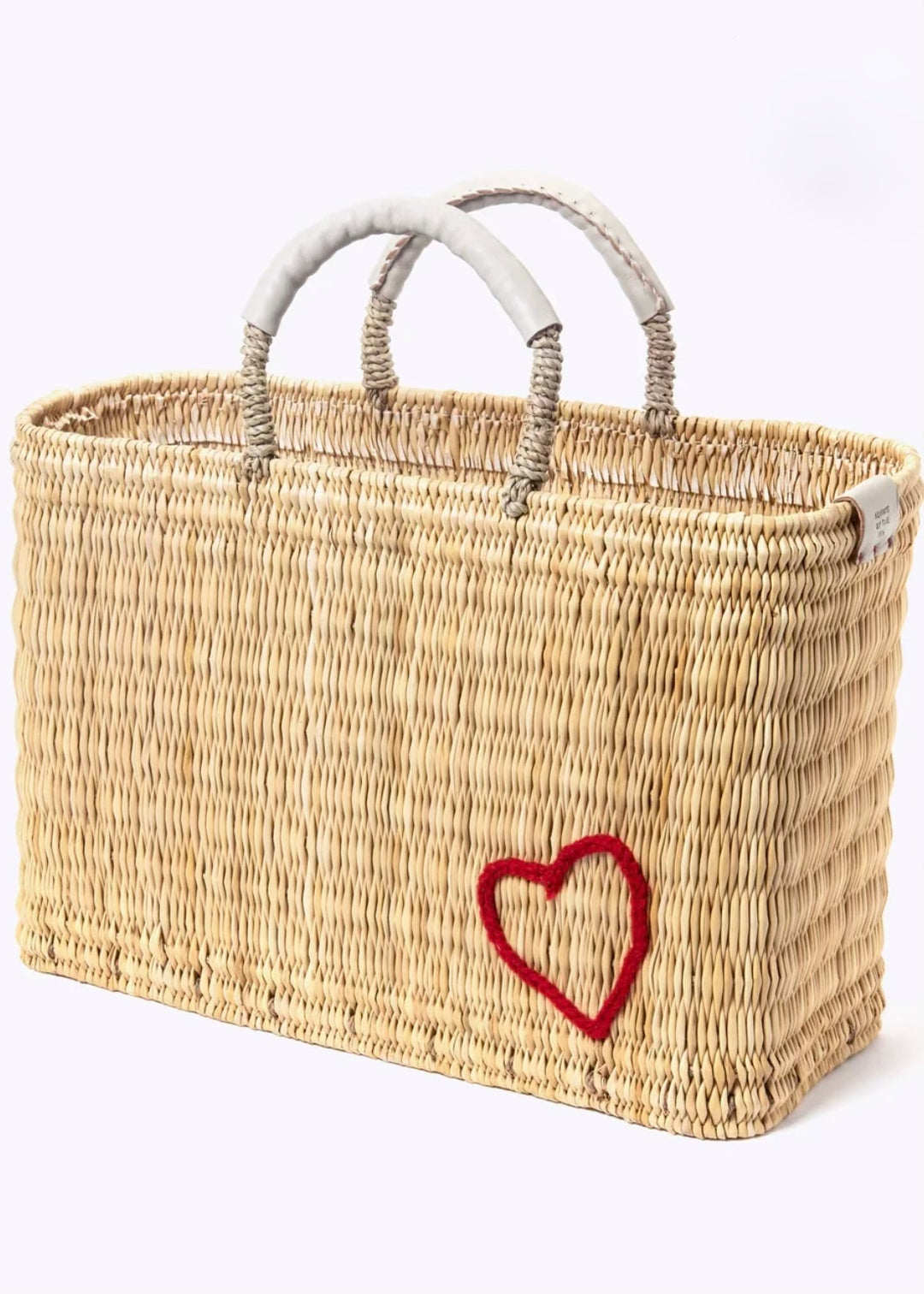Hand Woven Heart Tote