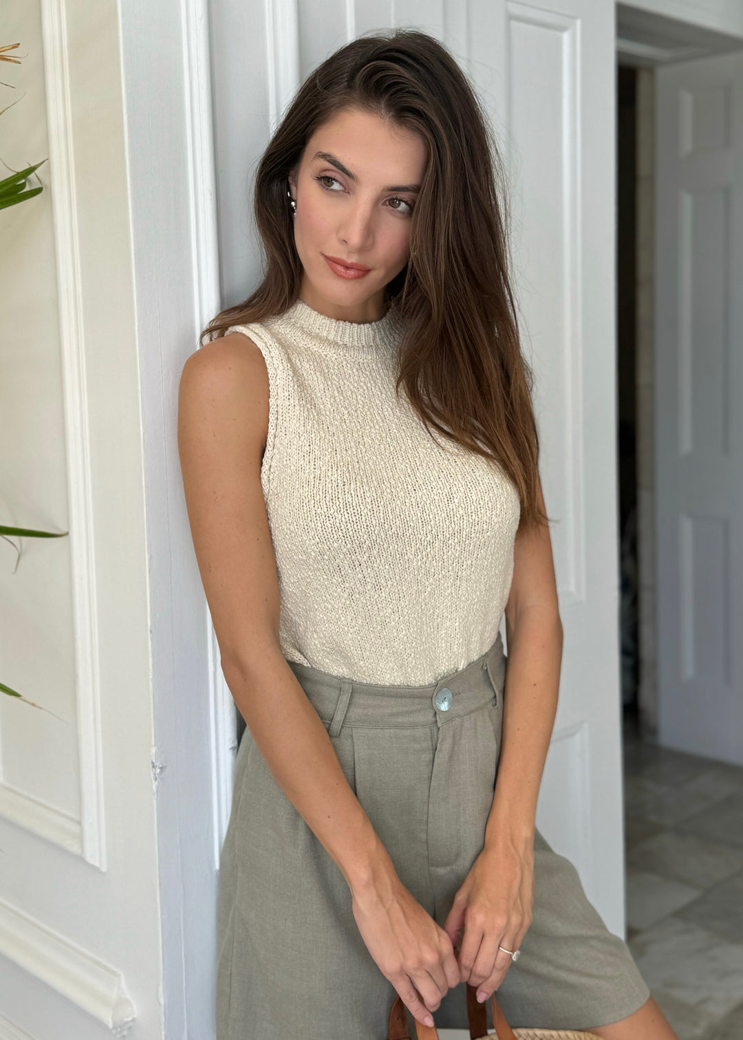 Knitted Nude Top
