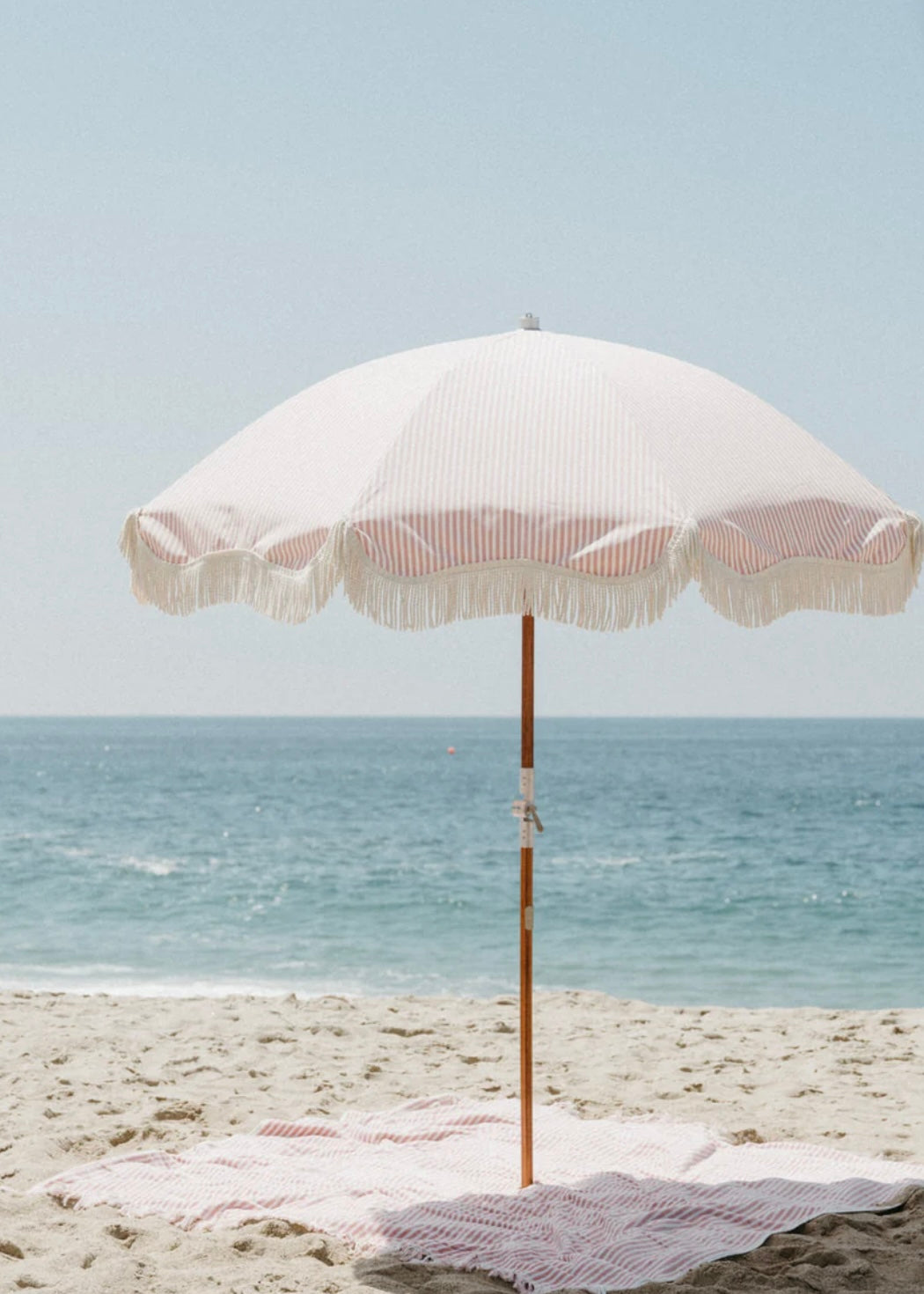 The Beach Blanket - Lauren’s Pink Stripe