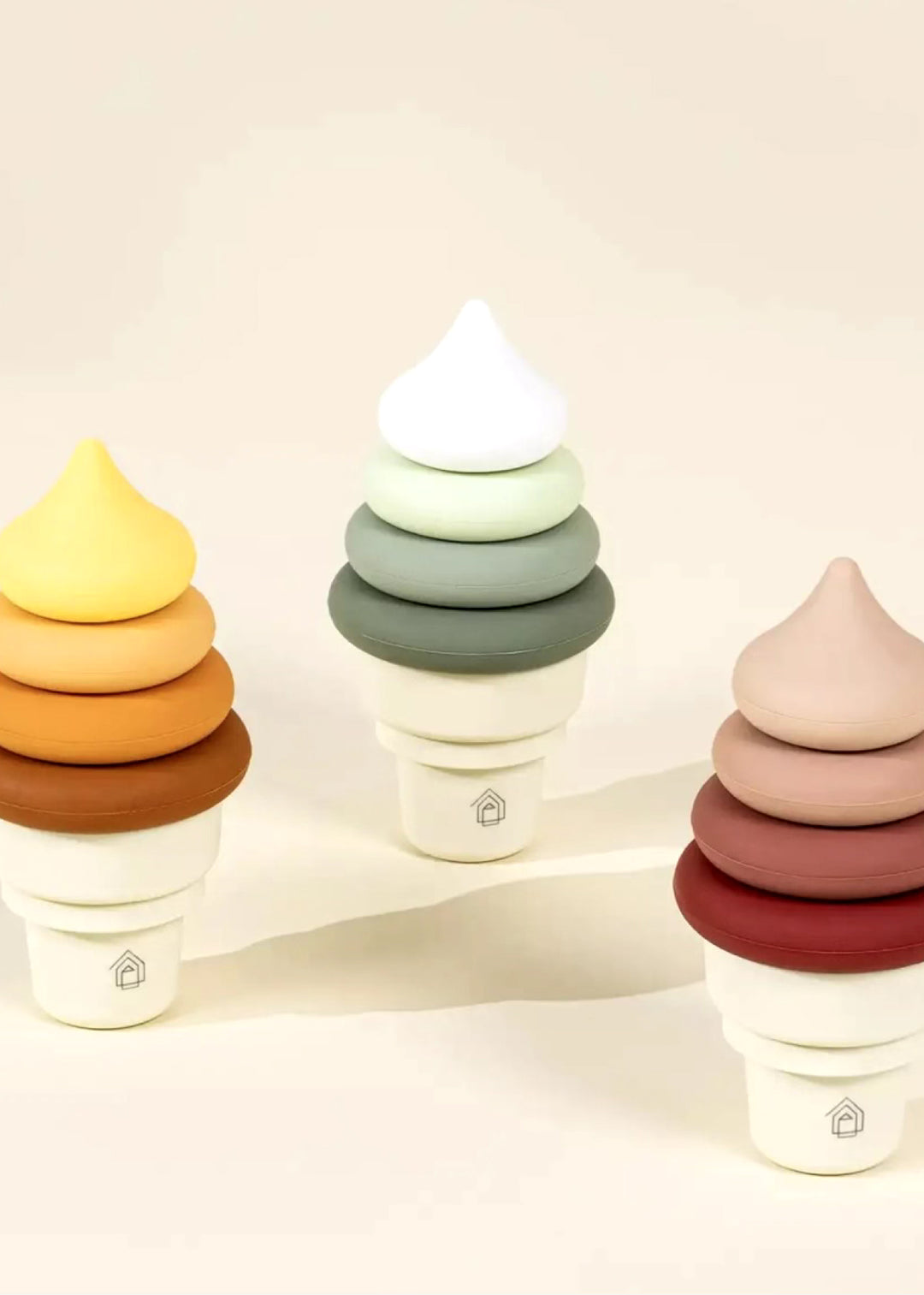 Stackable Ice Cream Cones Set
