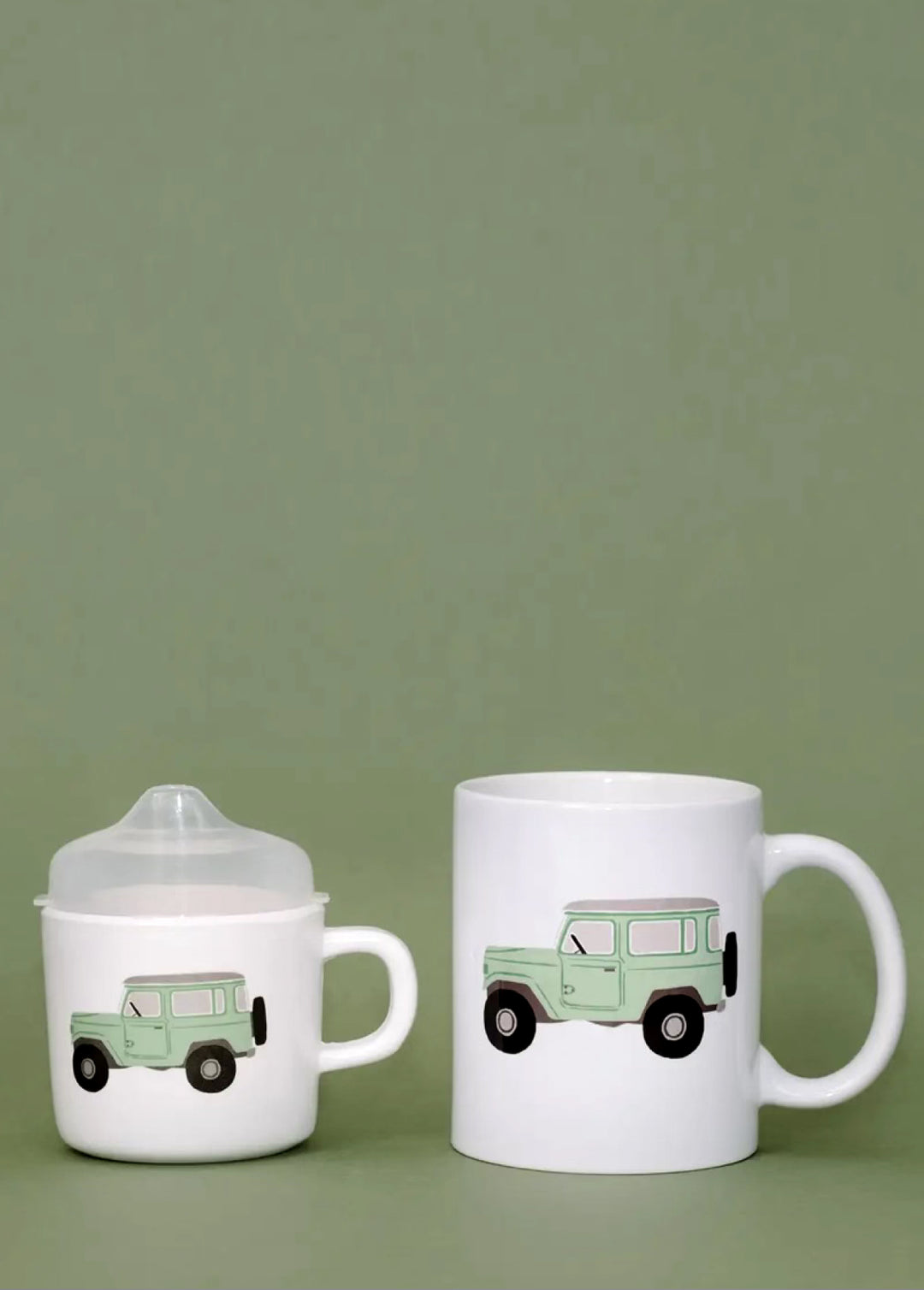 Vintage Truck Cup Set