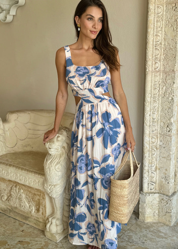 Floral Printed Maxi Dress