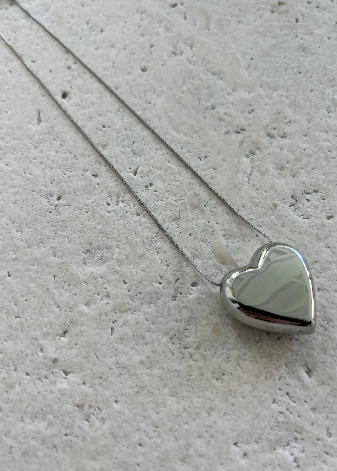 Heart Pendant Necklace Large