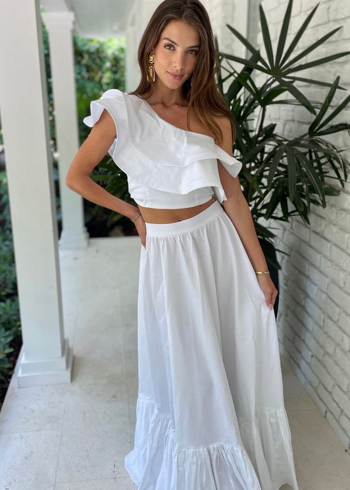 Madely The Label Miri Skirt White