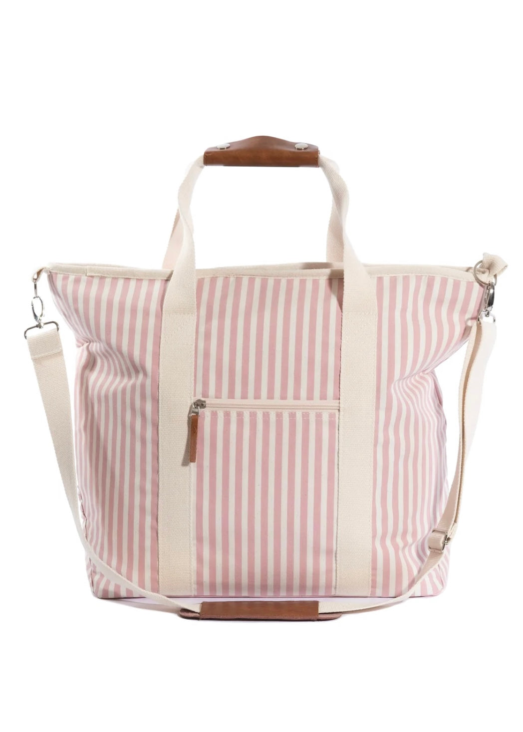 The Cooler Tote Bag - Lauren's Pink Stripe
