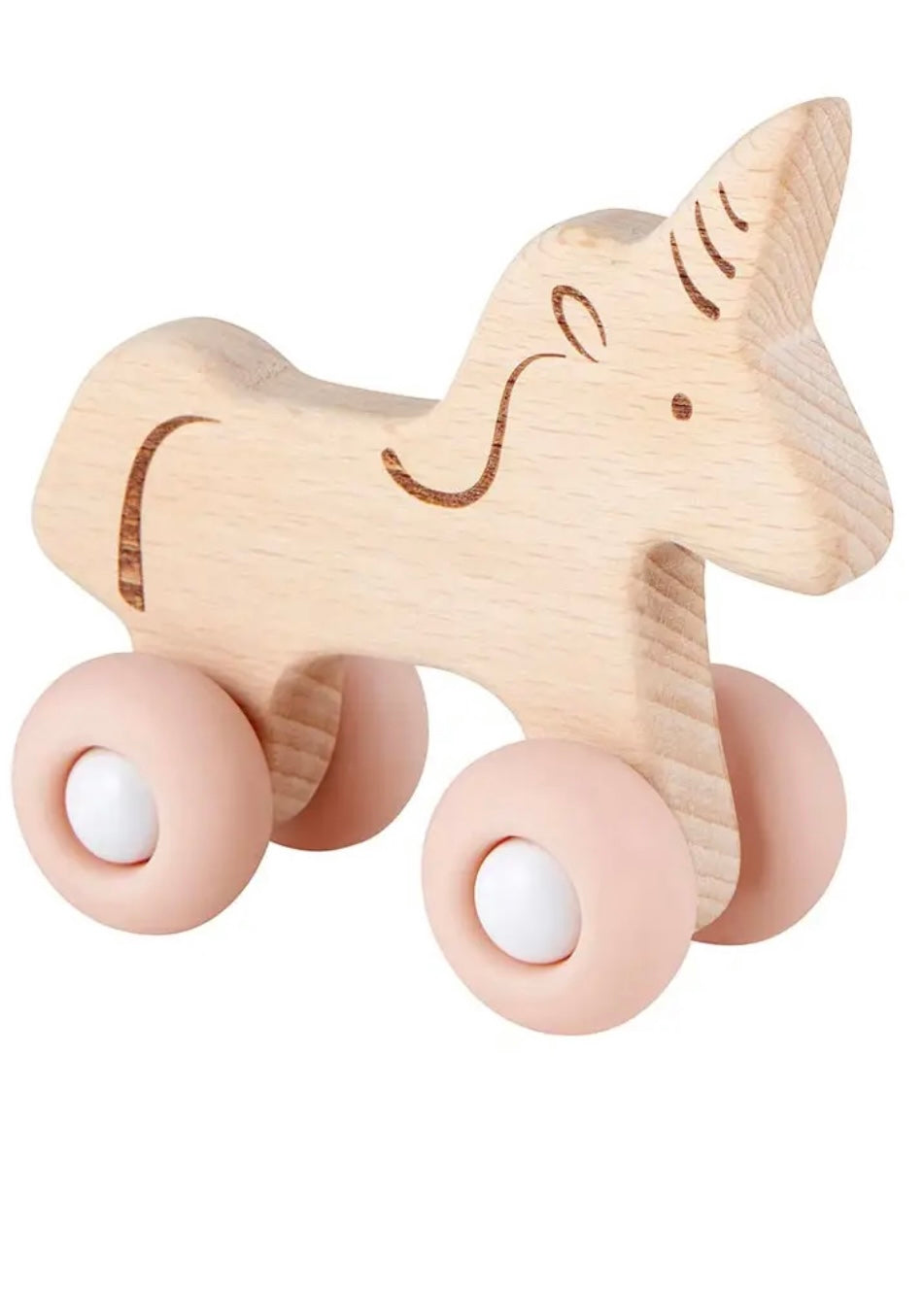 Unicorn Silicone Wood Toy